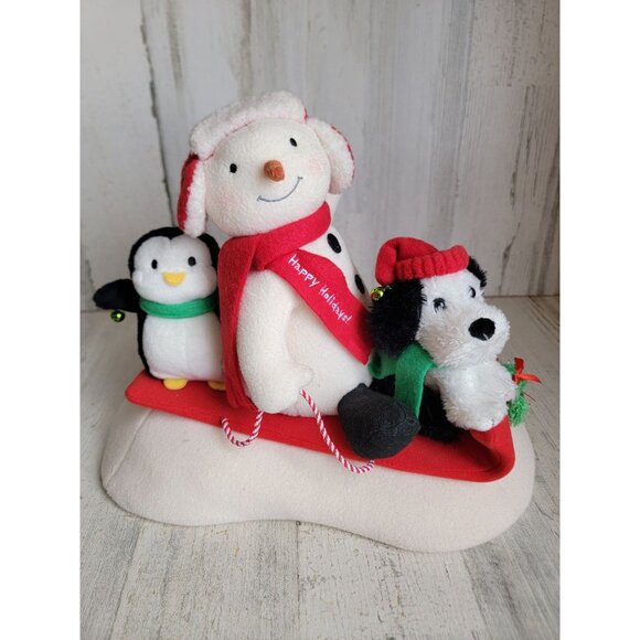Hallmark Snow what fun Jingle pals Xmas animated decor figure - Picture 3 of 9